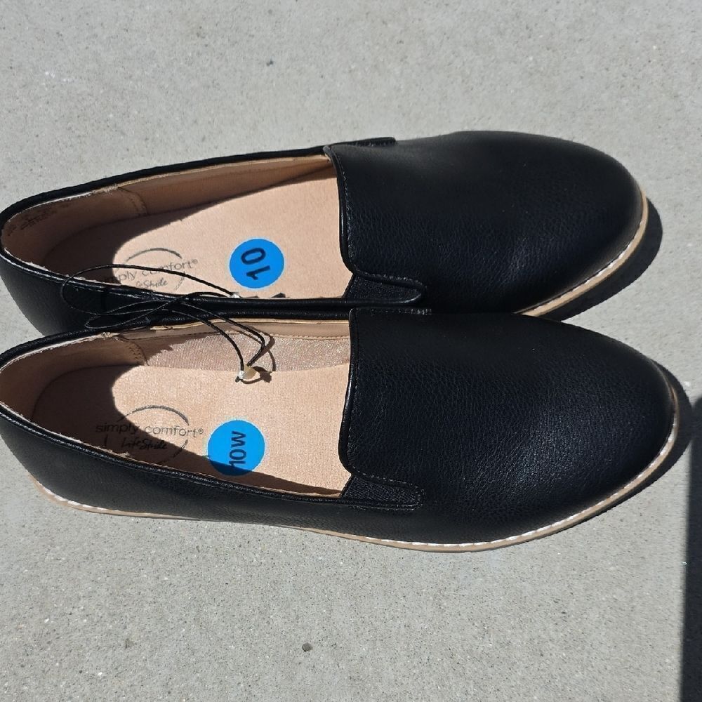 Life Stride Simply Comfort Ultra Size 10 Womens Loafer Shoe Black New - Picture 9 of 17